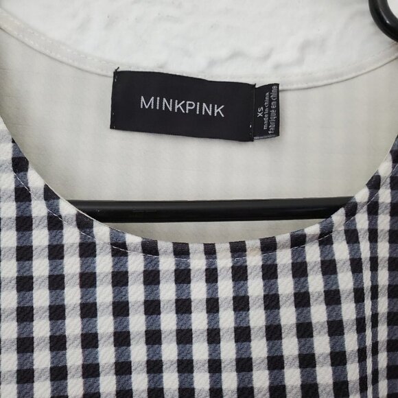 Minkpink Garden Bed Picnic gingham check Crop top - Picture 6 of 6